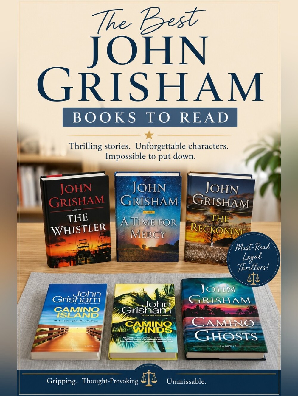 Ultimate John Grisham 6-Book Thriller Bundle!